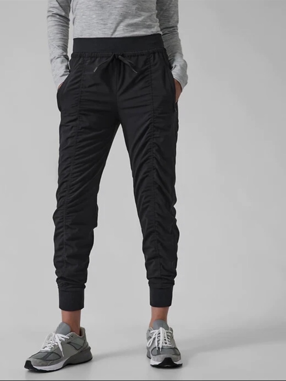 ATHLETA Attitude Lined Pant Black Warm Winter 2 Athleisure workout athletic